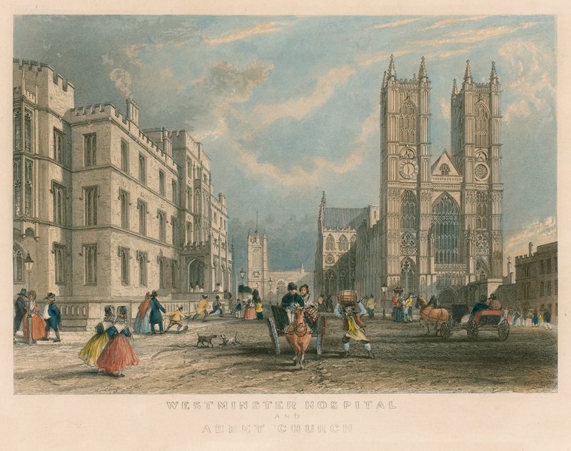Hospital Westminster y la Iglesia de la Abadía de English School