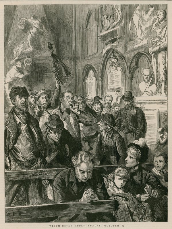 Abadía de Westminster, domingo, 23 de octubre de English School