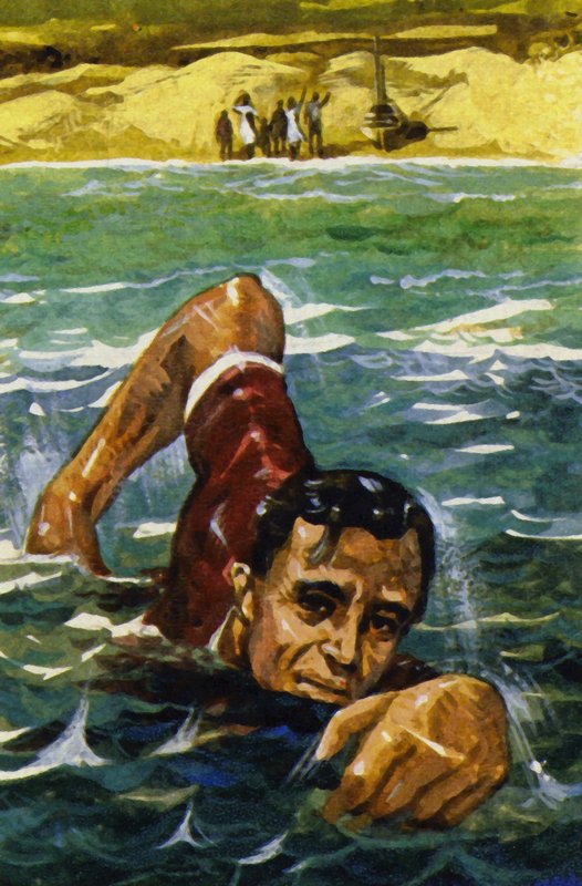 Siempre que era posible, Roosevelt nadaba para ayudar a reconstruir su fuerza de English School