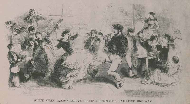 White Swan, alias Paddys Goose, High Street, Ratcliffe Highway de English School