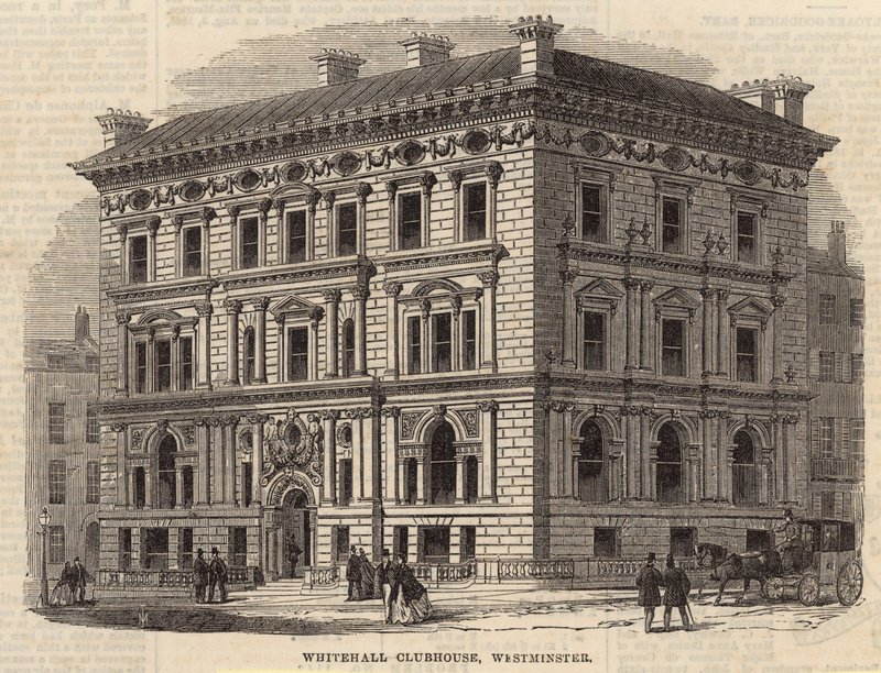 Whitehall Clubhouse, Westminster, Londres de English School