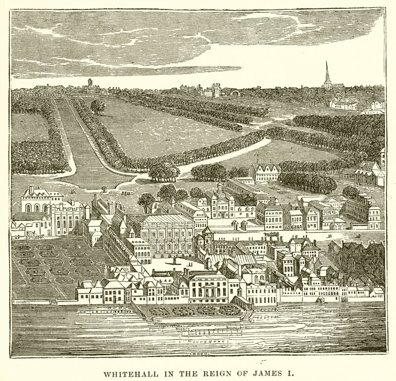 Whitehall en el reinado de Jacobo I de English School