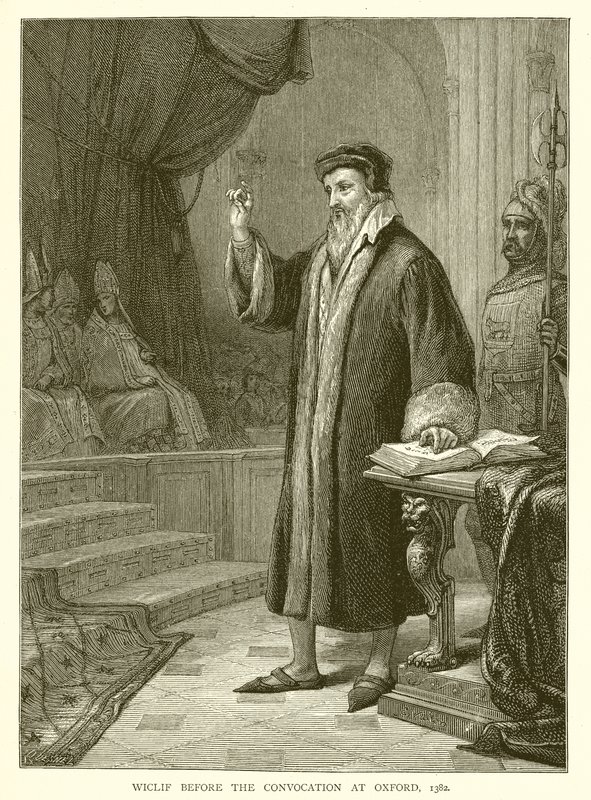Wiclif ante la Convocatoria en Oxford, 1382 de English School