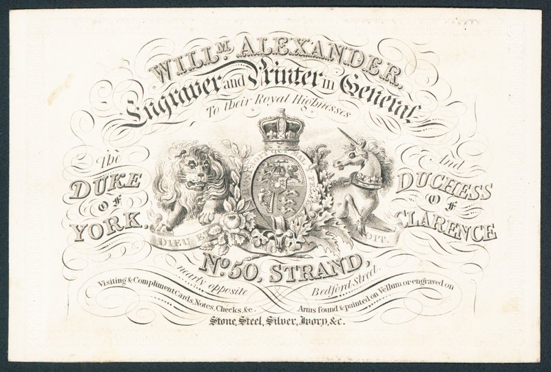 William Alexander, grabador e impresor general de sus altezas reales de English School