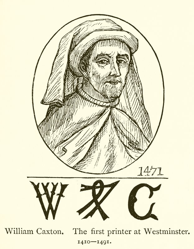 William Caxton, el primer impresor en Westminster de English School