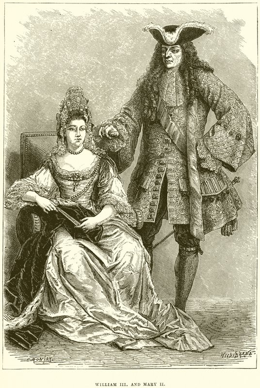 Guillermo III y María II de English School