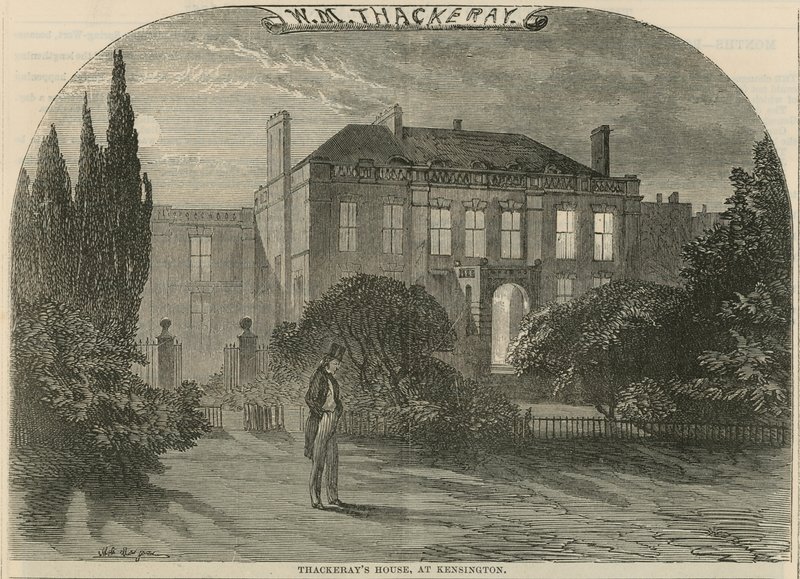 Casa de William Makepeace Thackeray en Kensington, Londres de English School