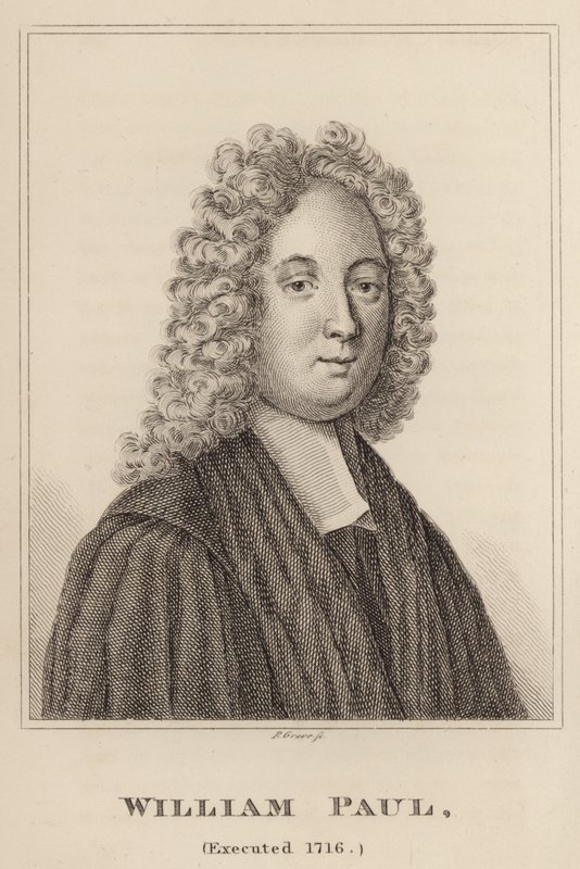 William Paul, Ejecutado 1716 de English School