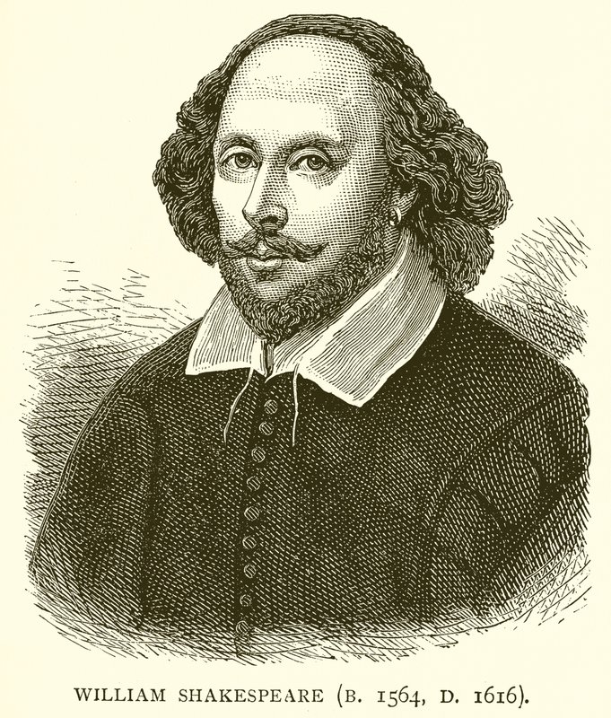 William Shakespeare (n. 1564, m. 1616) de English School