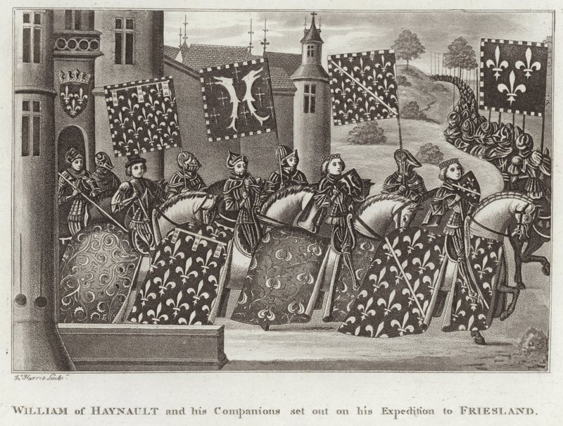 Guillermo de Henao y sus compañeros parten en su expedición a Frisia de English School