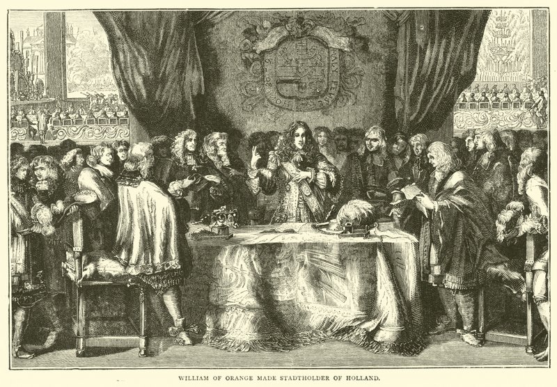 Guillermo de Orange nombrado estatúder de Holanda de English School