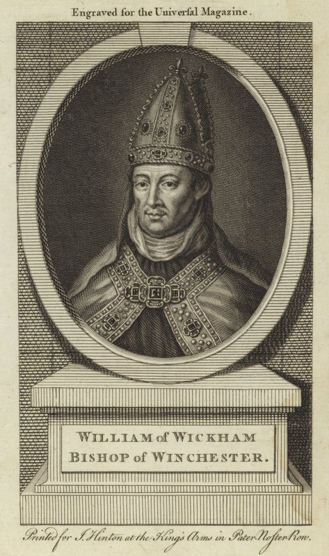 William of Wickham, Obispo de Winchester de English School