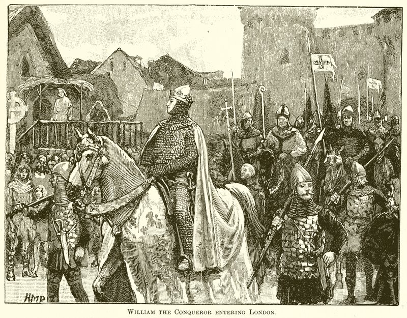 Guillermo el Conquistador entrando en Londres de English School