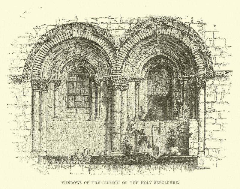 Ventanas de la Iglesia del Santo Sepulcro de English School