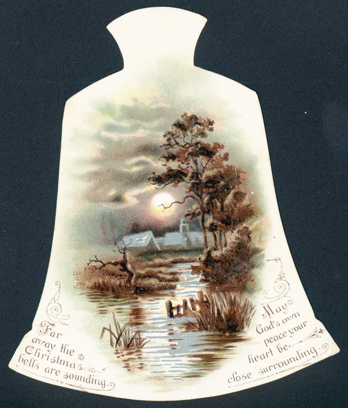 Escena de invierno, forma de campana de English School