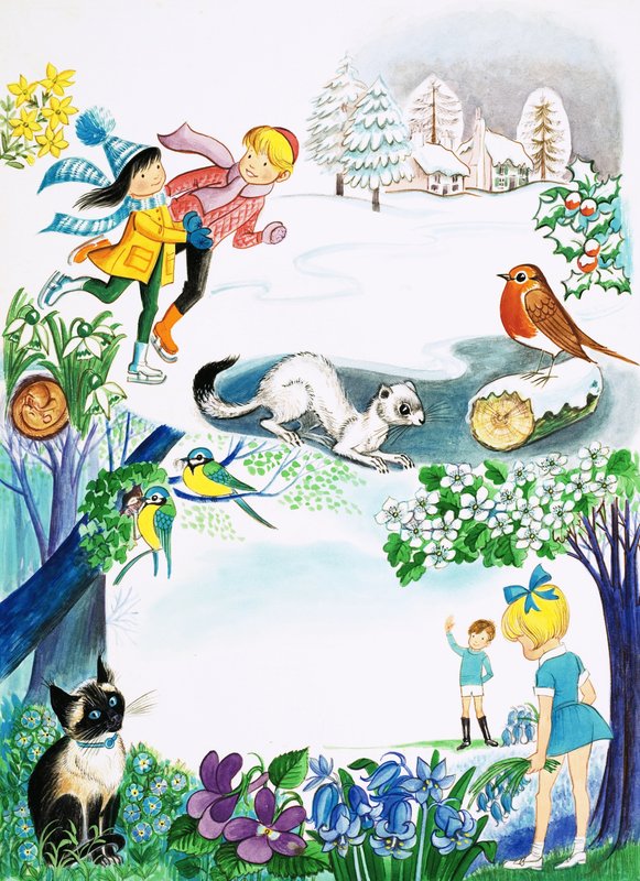 Invierno y primavera de English School