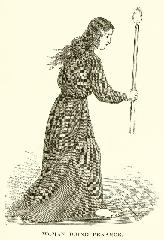 Mujeres haciendo penitencia de English School