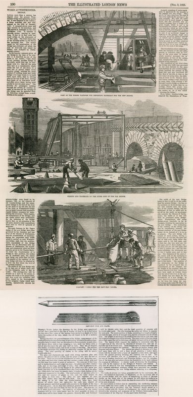 Obras, Puente de Westminster de English School