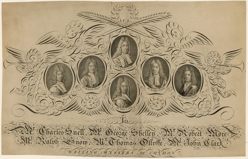 Maestros de escritura de Londres de English School