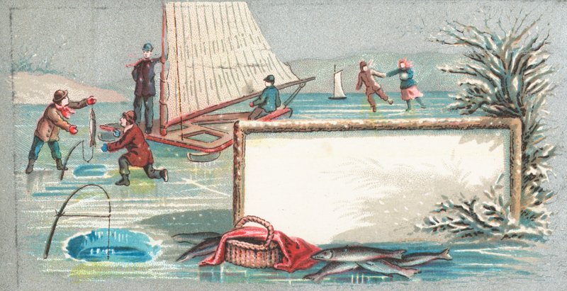 Navegando, pescando y patinando sobre hielo de English School
