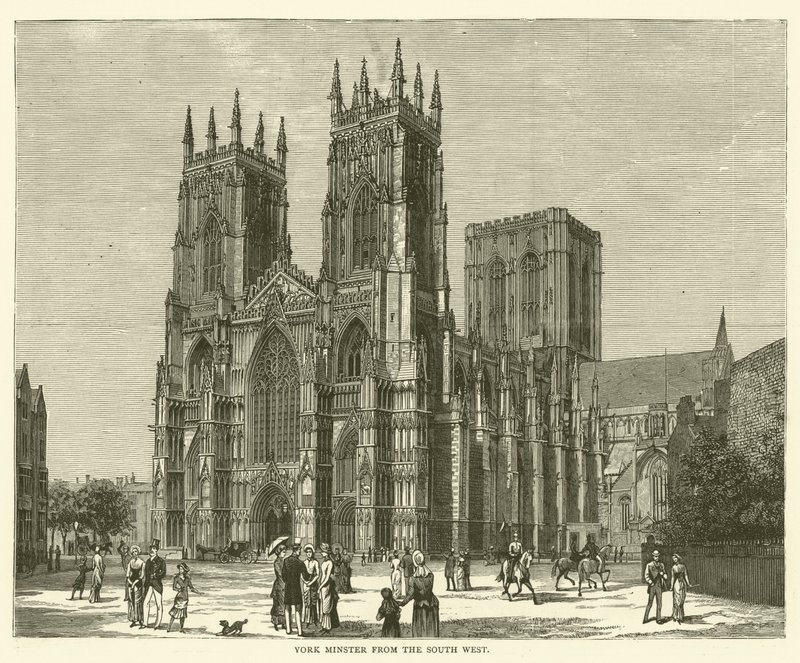 York Minster desde el suroeste de English School
