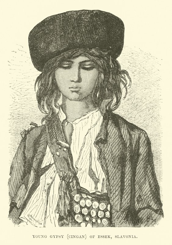 Joven gitano, Cingan de Essek, Eslavonia de English School