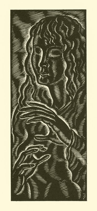 Chica ciega de Eric Gill
