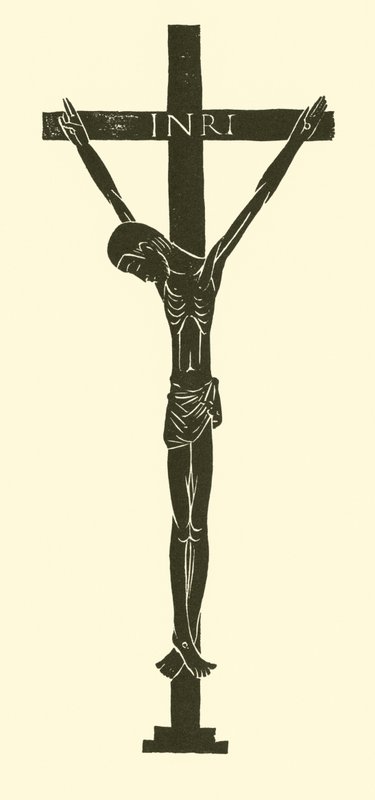 Crucifijo de Eric Gill