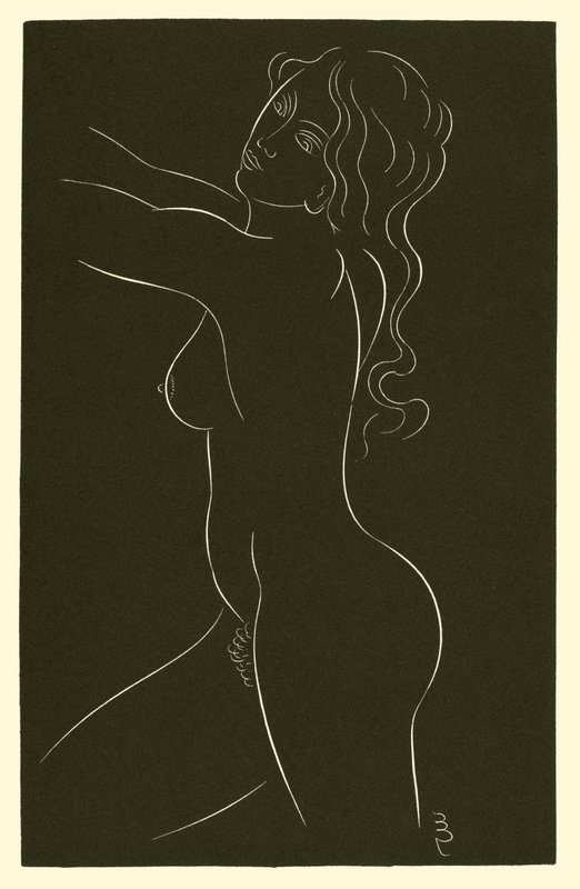 Desnudo femenino de Eric Gill