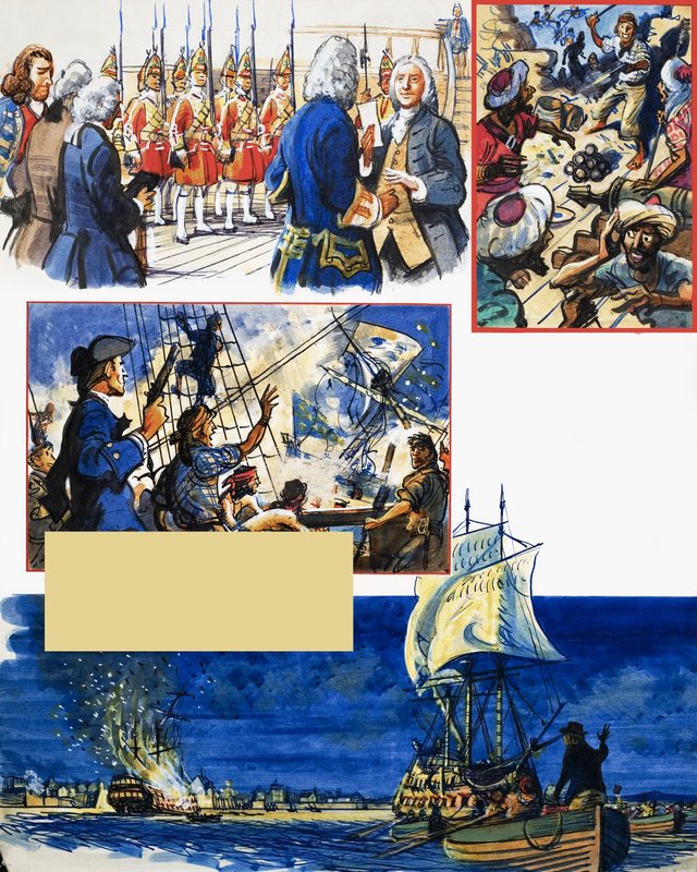 Álbum de recortes del marino británico: La lucha contra los franceses de Eric Parker