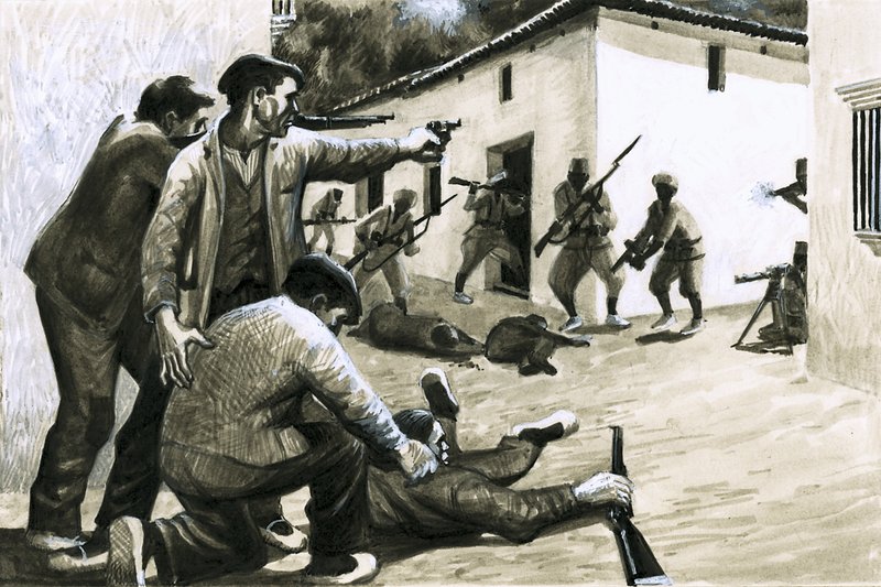 Soldados de la Guerra Civil española de Eric Parker