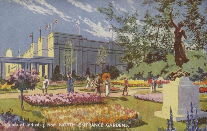 Palacio de la Industria, Exposición del Imperio Británico, Wembley, 1924 de Ernest Coffin