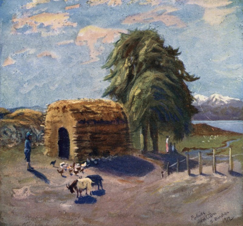 Una estación de policía rural de Ernest William Christmas