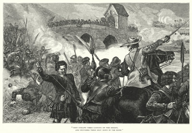 La Batalla de Bothwell Bridge de Ernest (after) Crofts