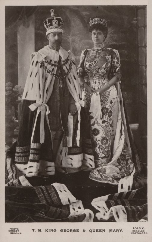 Rey Jorge V y Reina María de Ernest Brooks