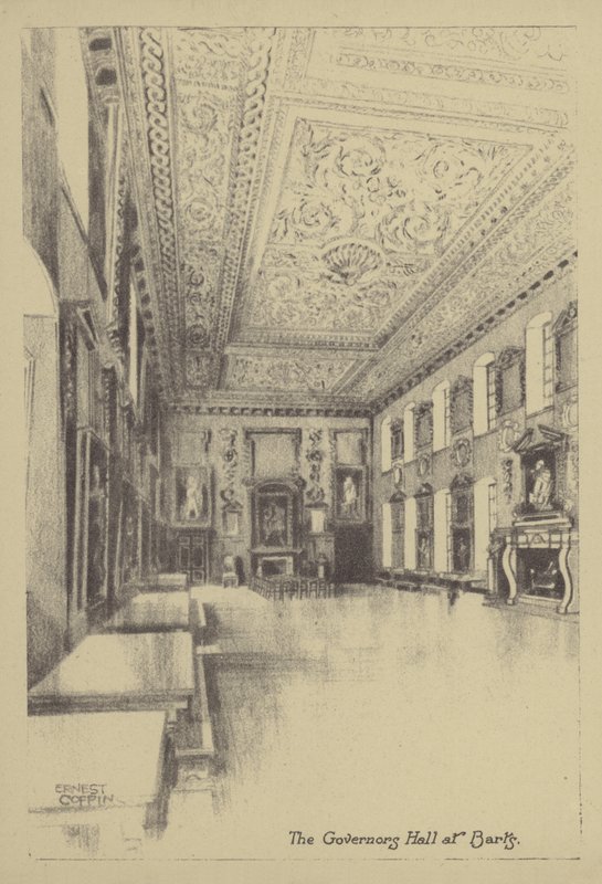 El salón de los gobernadores en Barts de Ernest Coffin