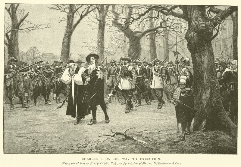 Carlos I camino a la ejecución de Ernest Crofts