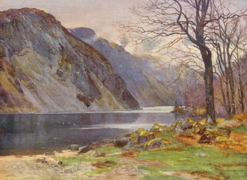 El paso de Brander (litografía en color) de Ernest Edward Briggs