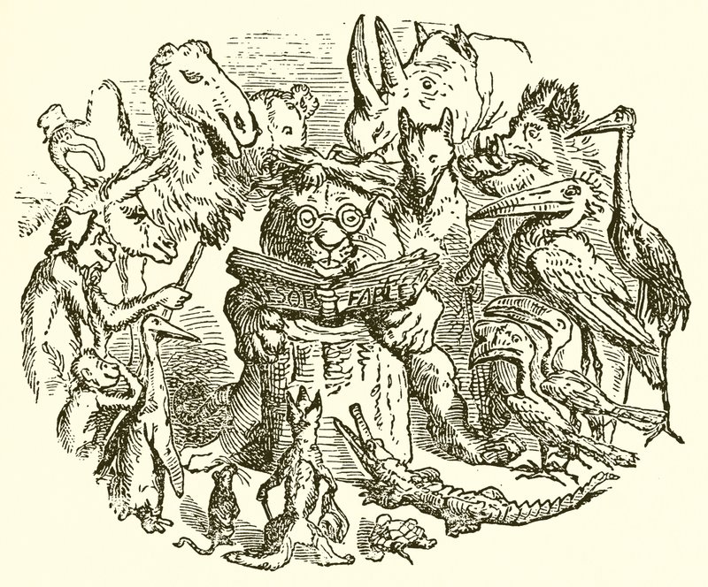 Fábulas de Esopo de Ernest Henry Griset