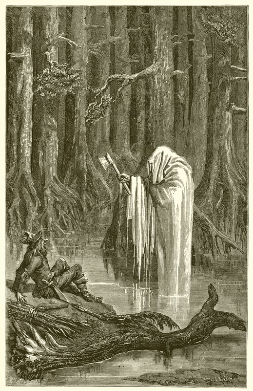 Mercurio y el Leñador de Ernest Henry Griset