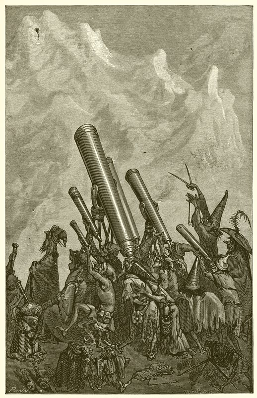 La montaña en trabajo de parto de Ernest Henry Griset