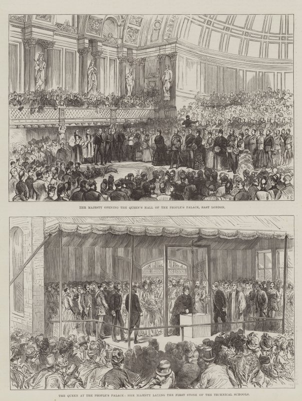 La Reina en el Palacio del Pueblo de Ernest Henry Griset