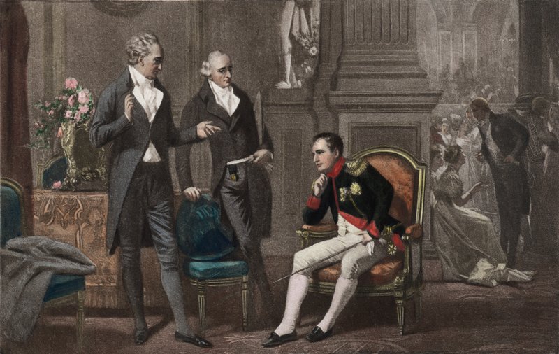Napoleón, Goethe y Wieland de Ernest Hillemacher