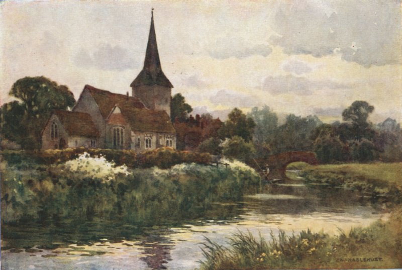 Fordwich (litografía en color) de Ernest William Haslehust