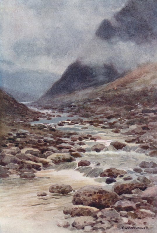 Tavy Cleave (litografía en color) de Ernest William Haslehust