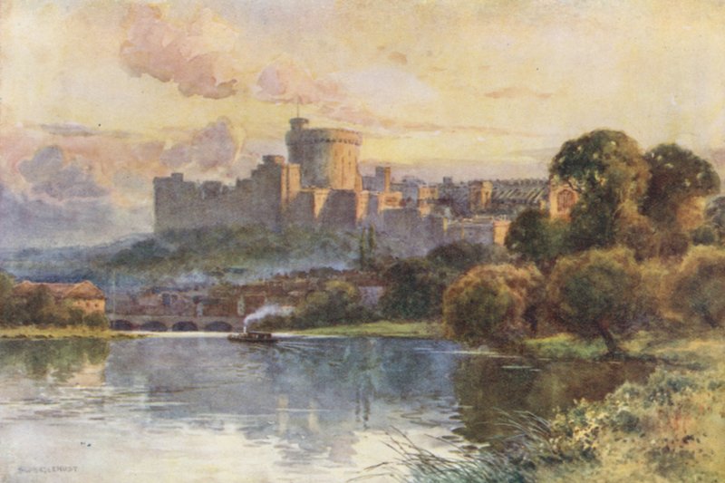 Windsor (litografía en color) de Ernest William Haslehust