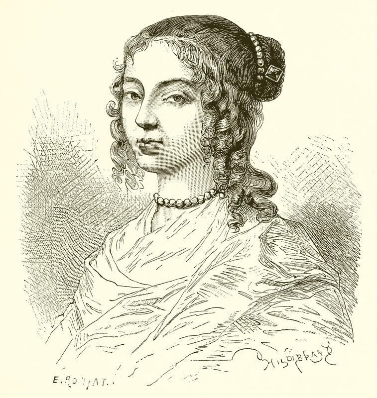 Enriqueta de Inglaterra, hermana del Rey Carlos II de Etienne Antoine Eugene Ronjat