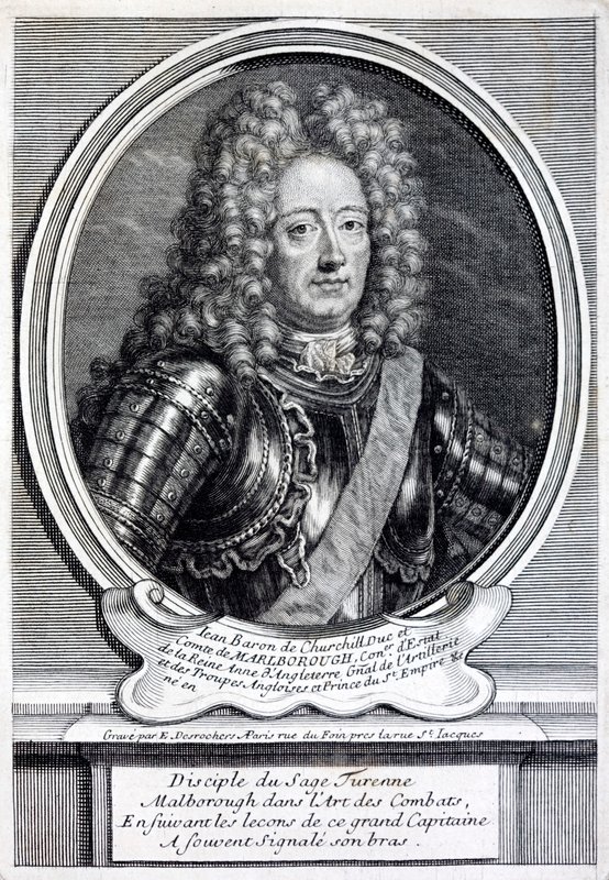 John Churchill de Etienne Jehandier (after) Desrochers