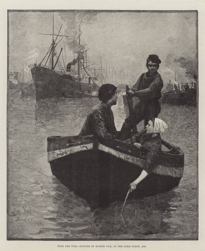 Con la marea de Eugene Lawrence Vail