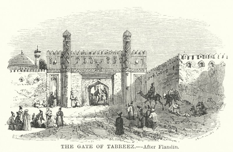 La Puerta de Tabreez de Eugene (after) Flandin